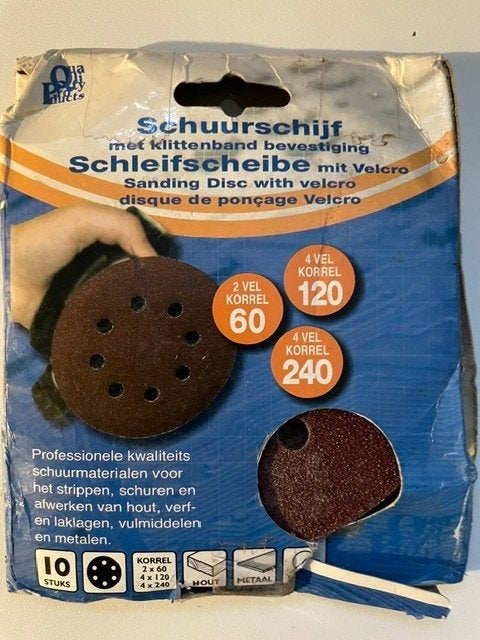 Nr.352: Schuurschijven voor op schuurmachines, Ophalen of Verzenden, Nieuw, Overige typen