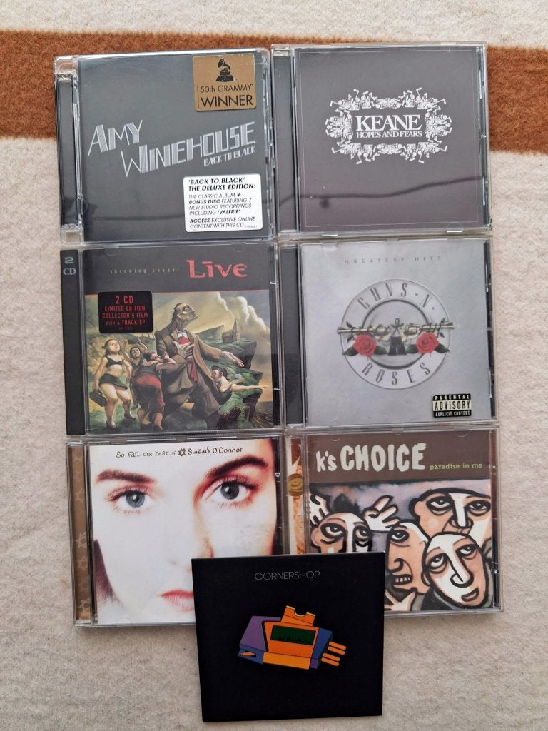 7 originele CD's - pop / rock - 90's en 00's, Cd's en Dvd's, Cd's | Rock, Zo goed als nieuw, Poprock, Album, Ophalen of Verzenden