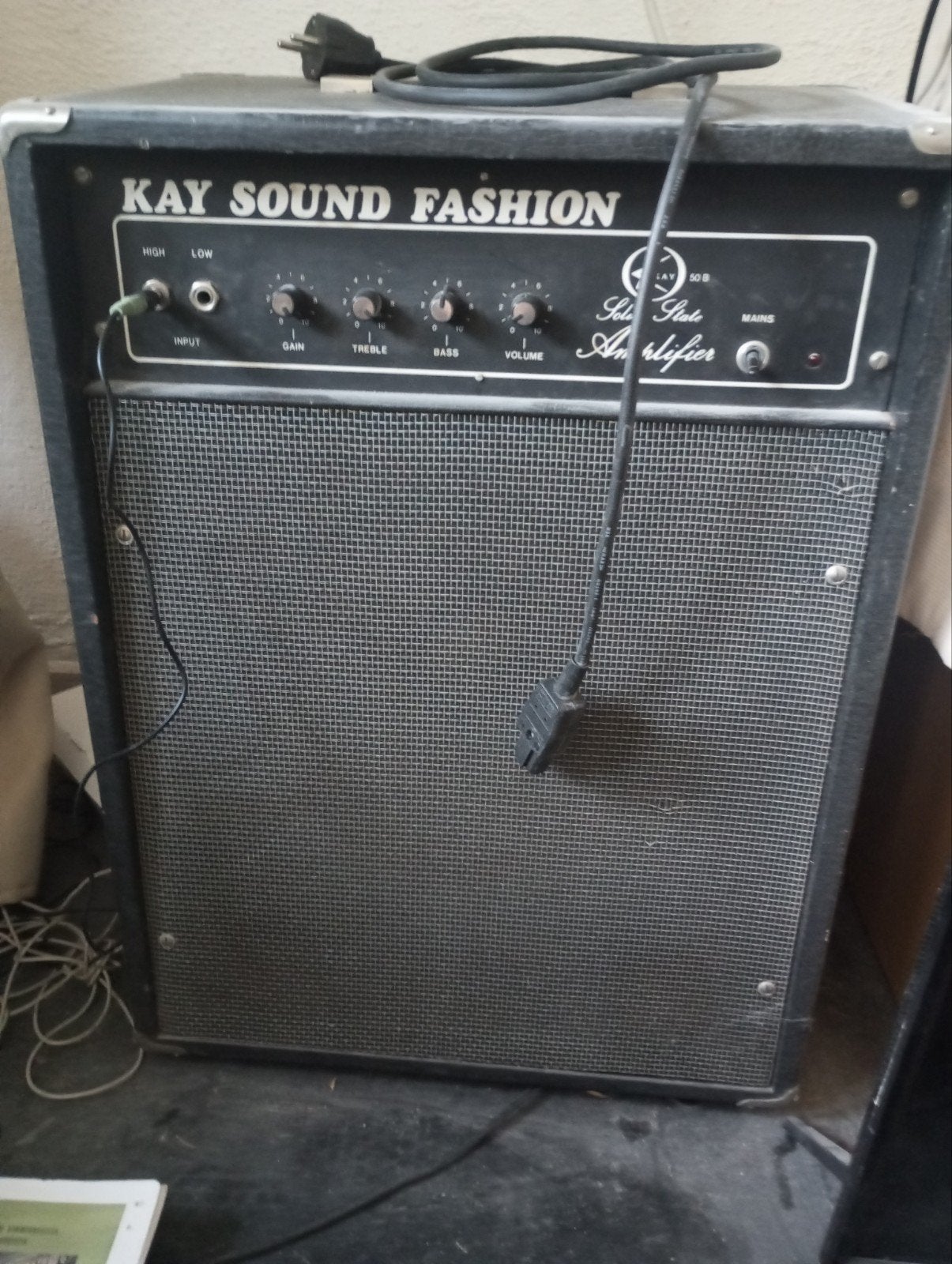 Vintage Kay SoundFashionversterker, Ophalen of Verzenden, Gebruikt, Minder dan 50 watt