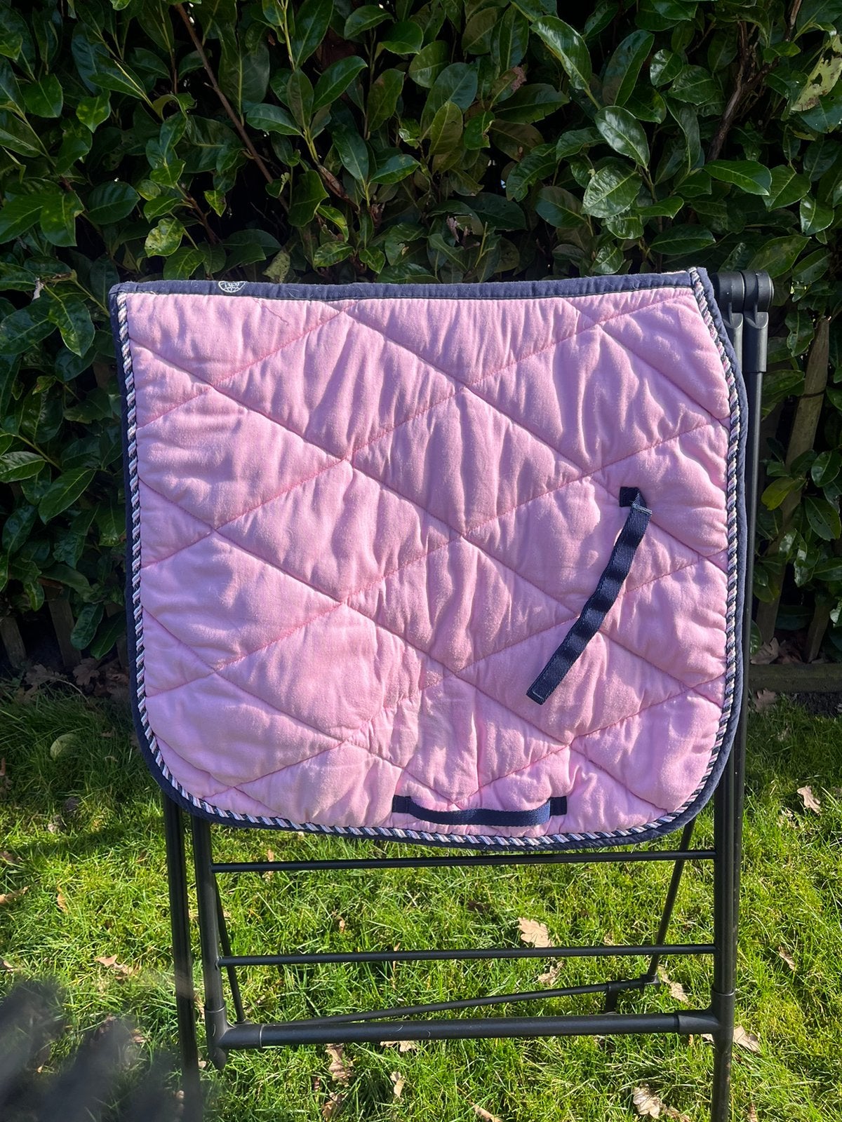 Roze dekje maat Full, Full (L), Gebruikt, Dressuurdekje, Ophalen of Verzenden
