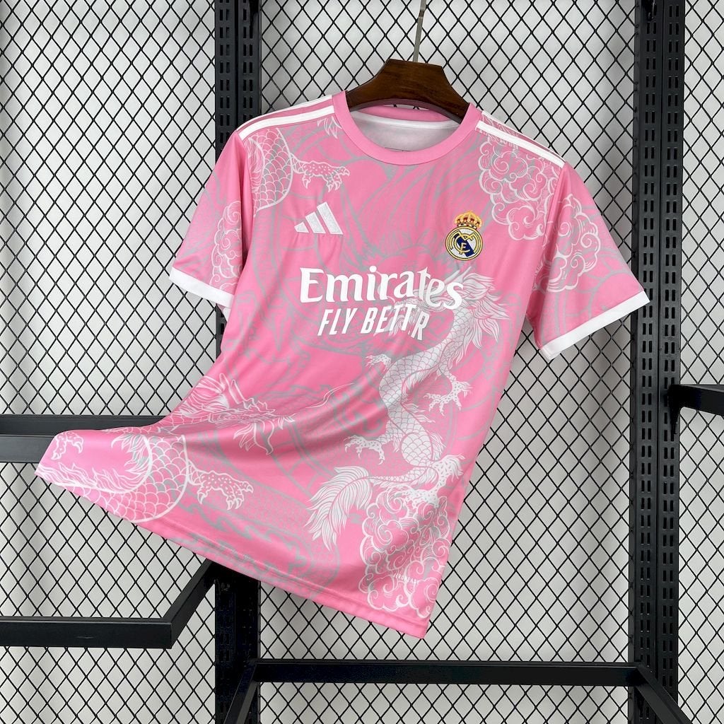 Real Madrid Roze Draken Thuisshirt - Nieuw, Ophalen of Verzenden, Roze, Voetbal, Maat 56/58 (XL)