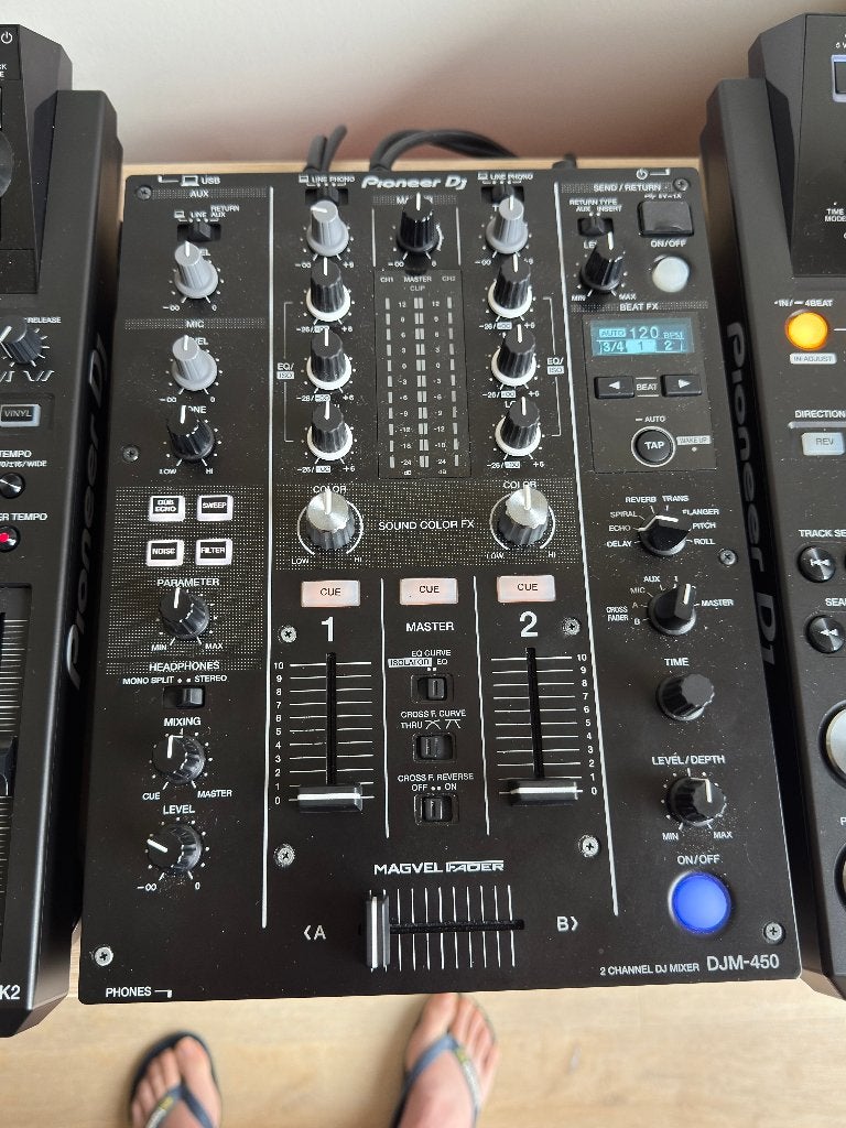 Pioneer DJM-450, Muziek en Instrumenten, Ophalen of Verzenden, Zo goed als nieuw, Minder dan 5 kanalen