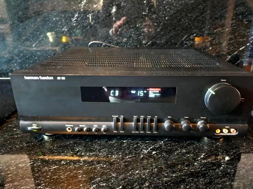 Harman Kardon AVI 150 - Stereo/Surround Versterker (Phono), Ophalen of Verzenden, 60 tot 120 watt, Overige merken