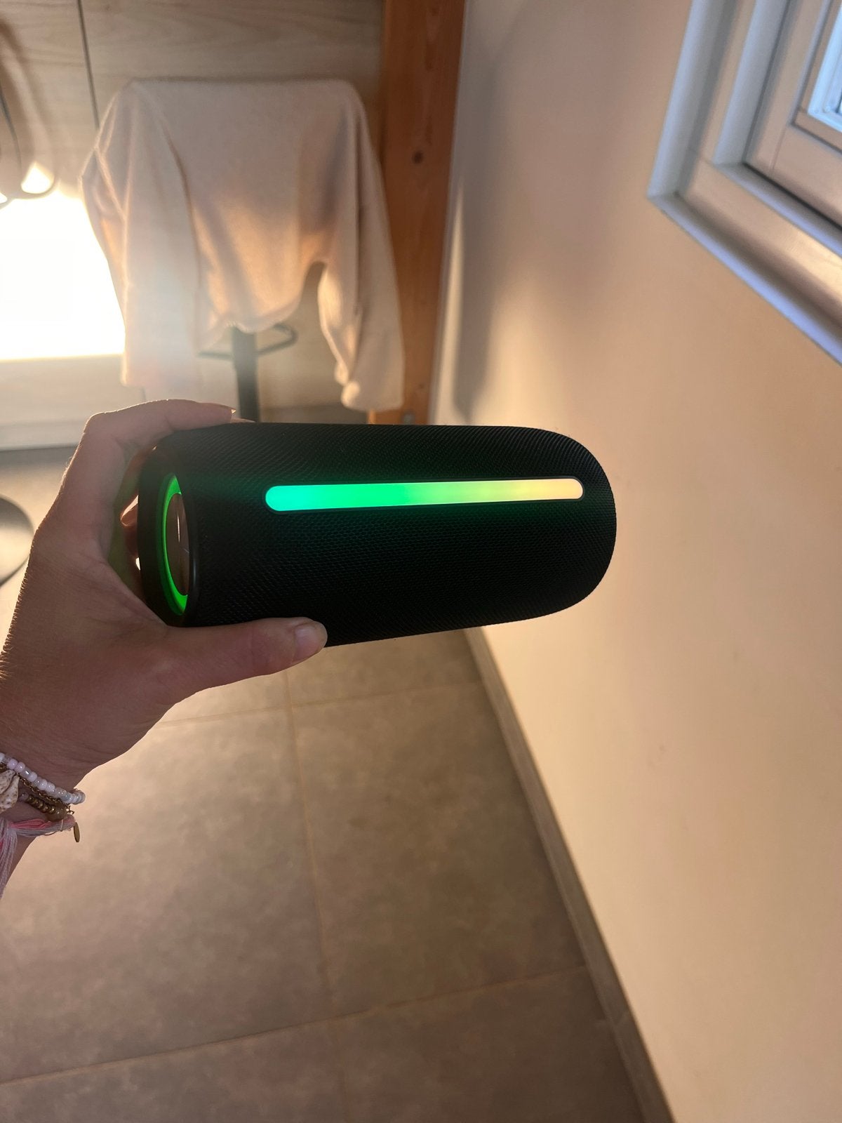 Denver Bluetooth Speaker met LED-verlichting, Overige merken, Ophalen of Verzenden, Zo goed als nieuw, Draagbare speaker