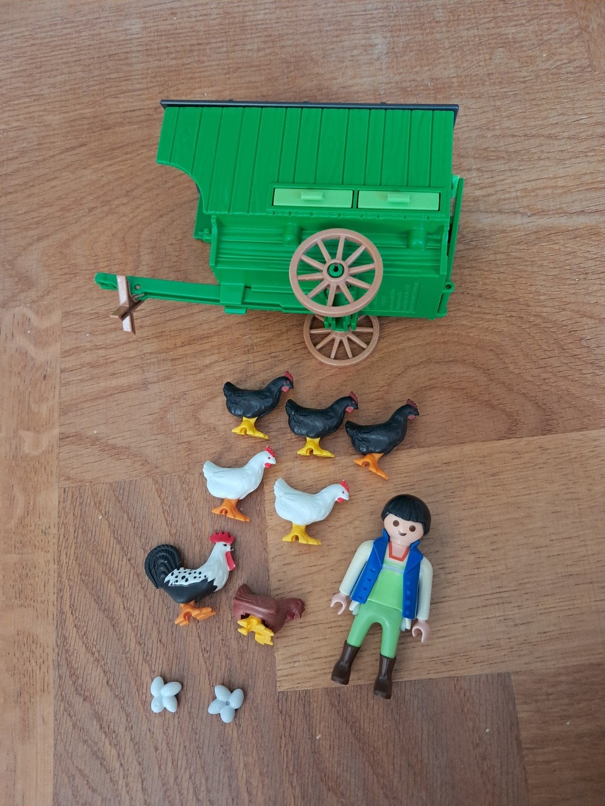 Playmobil kippenhok met figuren en accessoires, Ophalen, Gebruikt, Complete set, Voertuig