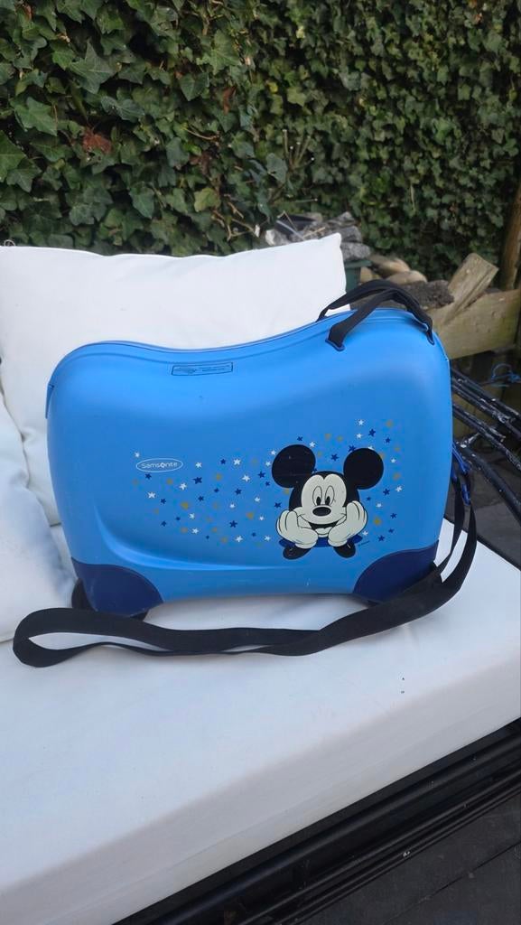 Samsonite kinderkoffer Mickey Mouse blauw, Ophalen of Verzenden