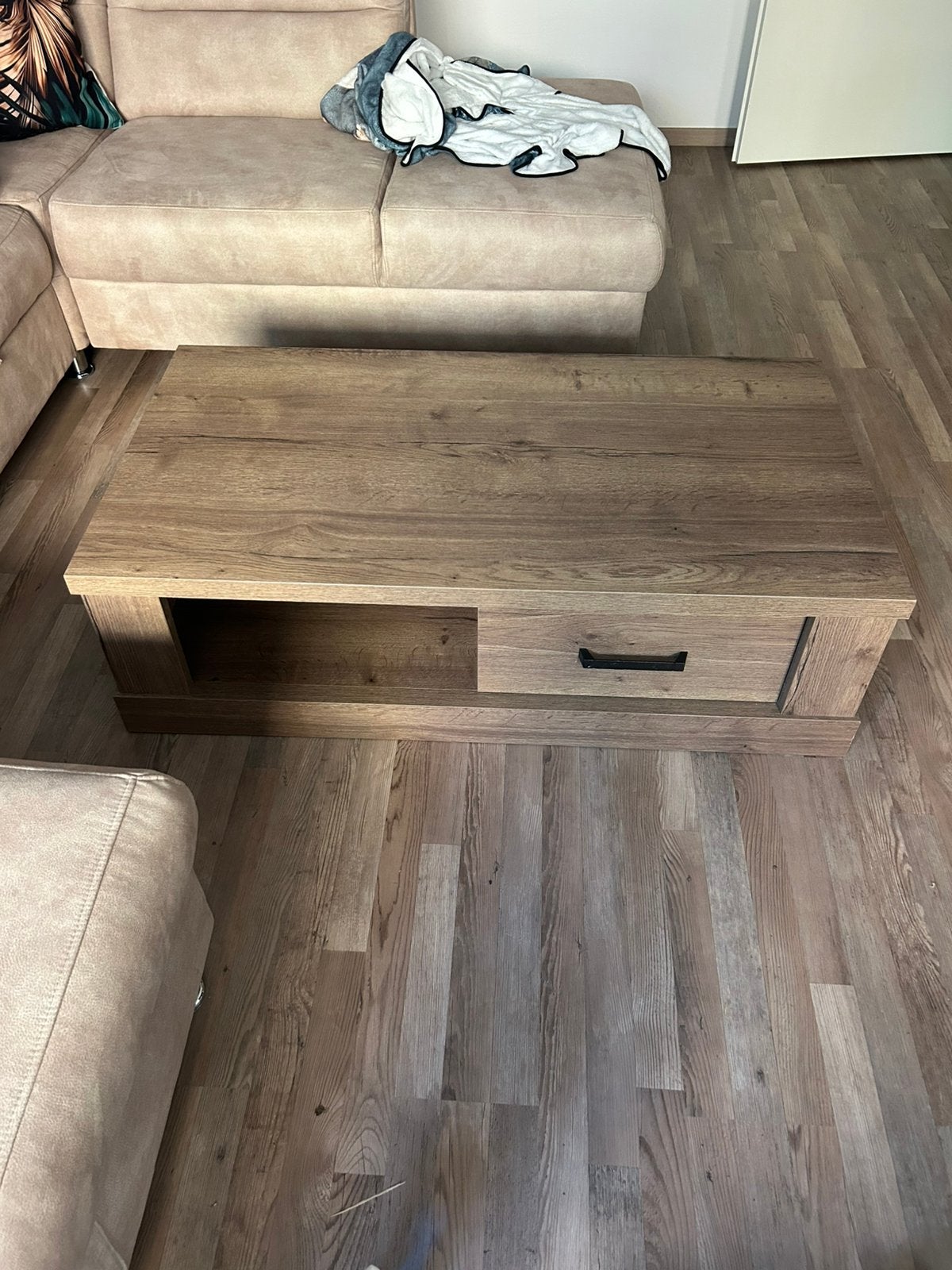 Salontafel hout, Ophalen, Gebruikt, 100 tot 150 cm, 50 tot 100 cm