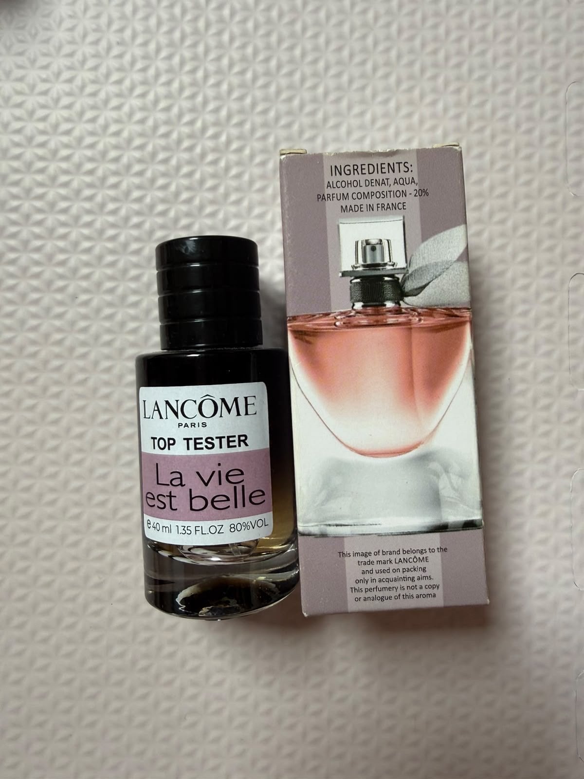 Lancôme La Vie Est Belle Top Tester 40ml, Ophalen of Verzenden, Zo goed als nieuw