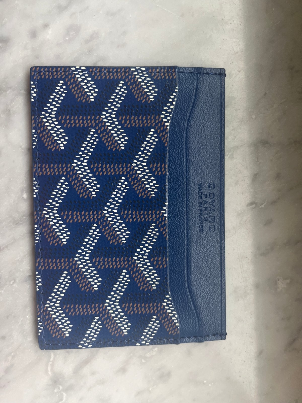 Goyard Kaarthouder - Nieuw en Ongebruikt, Ophalen of Verzenden, Nieuw, Blauw, Overige merken