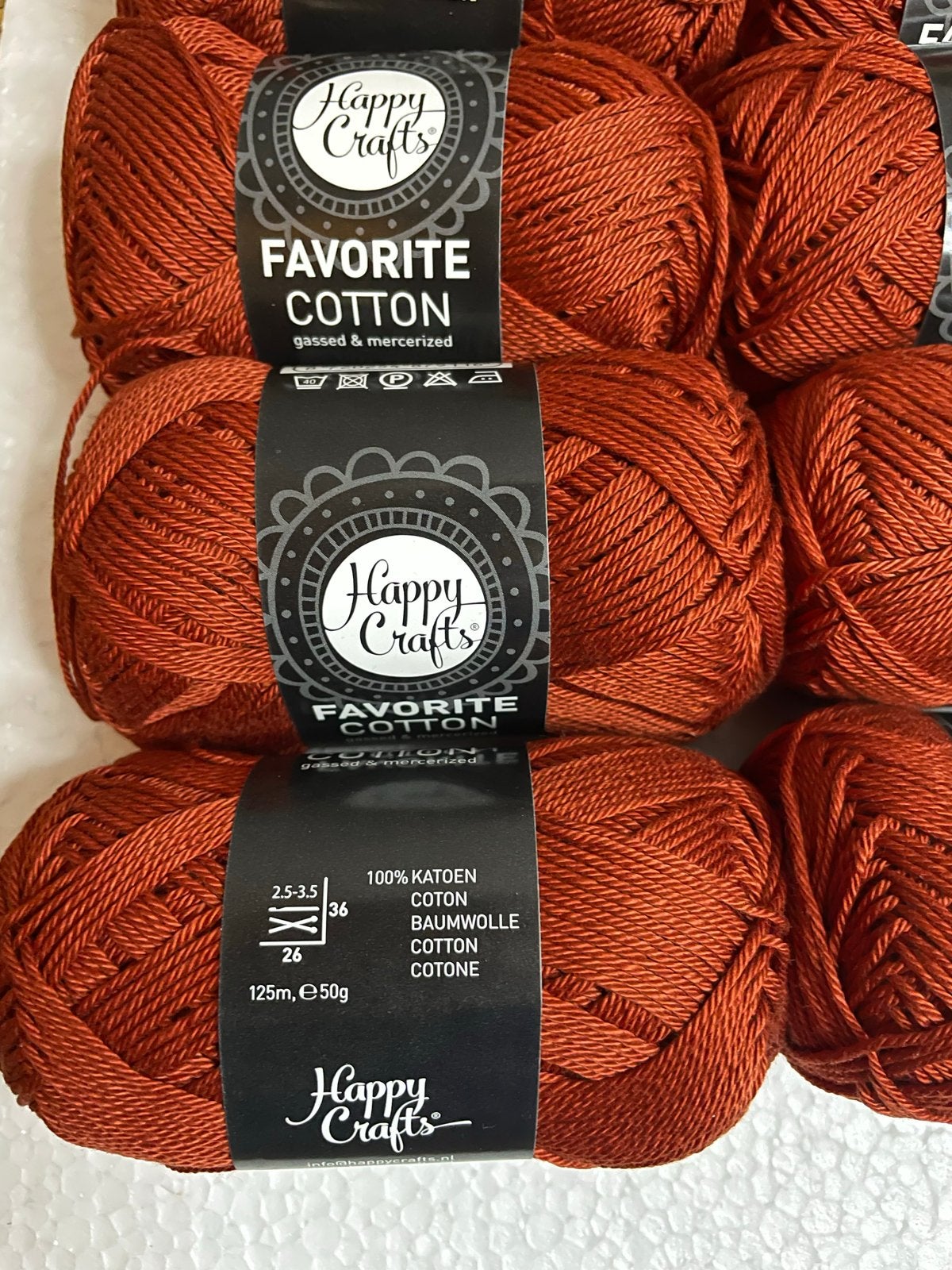 Happy Crafts Favorite Cotton - 10 bollen, -, Breien of Haken, -, Nieuw