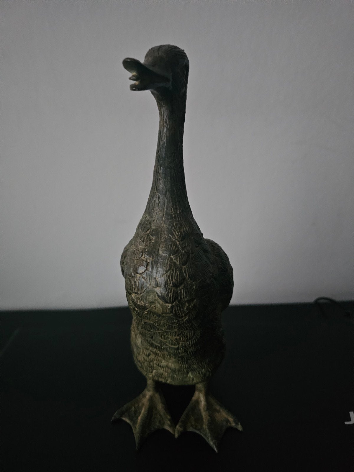 mooie bronzen eend, Antiek en Kunst, Kunst | Etsen en Gravures, Ophalen of Verzenden, 27 cm