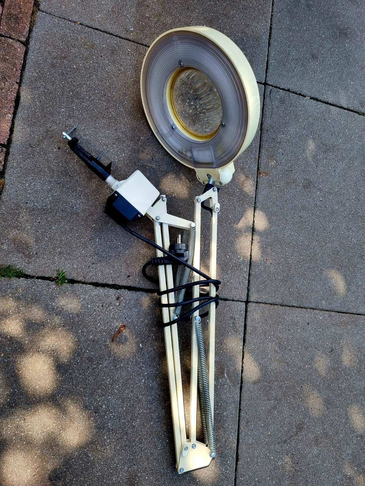 Vintage Loeplamp met Verlichting - Ideaal voor Hobby, Hobby en Vrije tijd, Vergrootglazen, Loepen en Loeplampen, Ophalen, Loeplamp