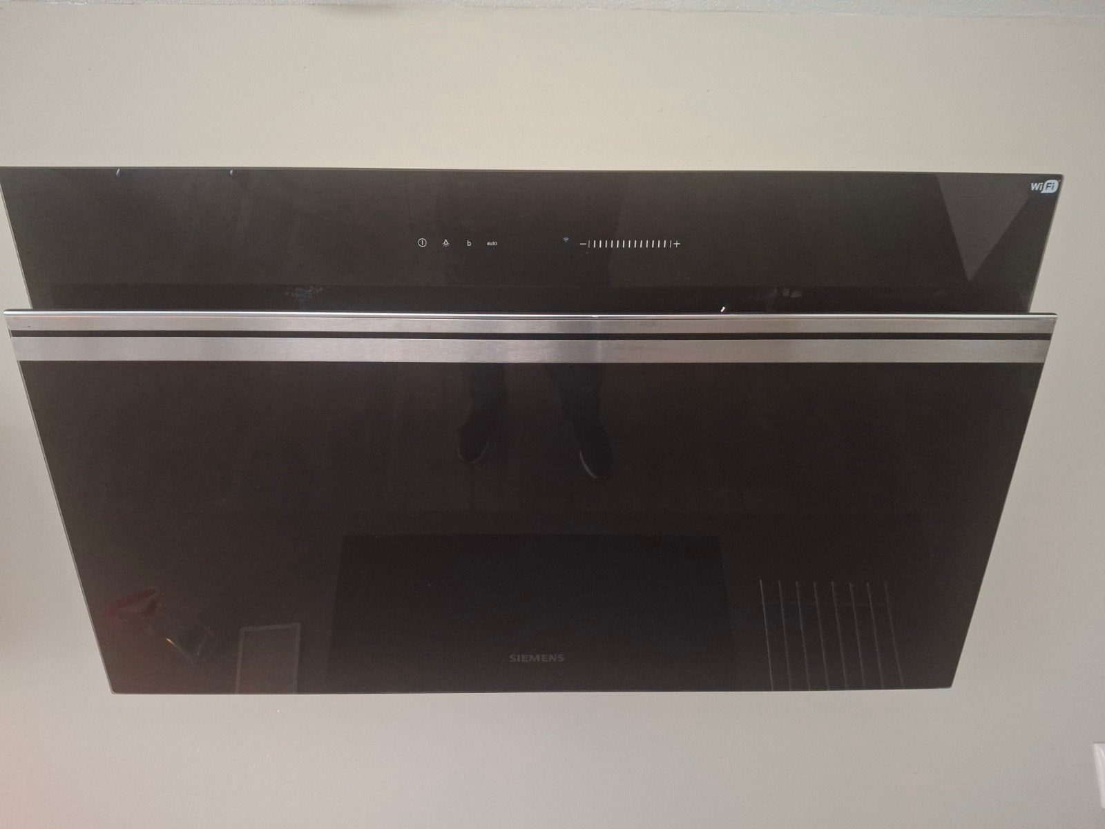 90 cm Recirculatie Afzuigkap met WiFi en recirculatieset, Witgoed en Apparatuur, Afzuigkappen, Ophalen, Wandschouwkap, Recirculatie