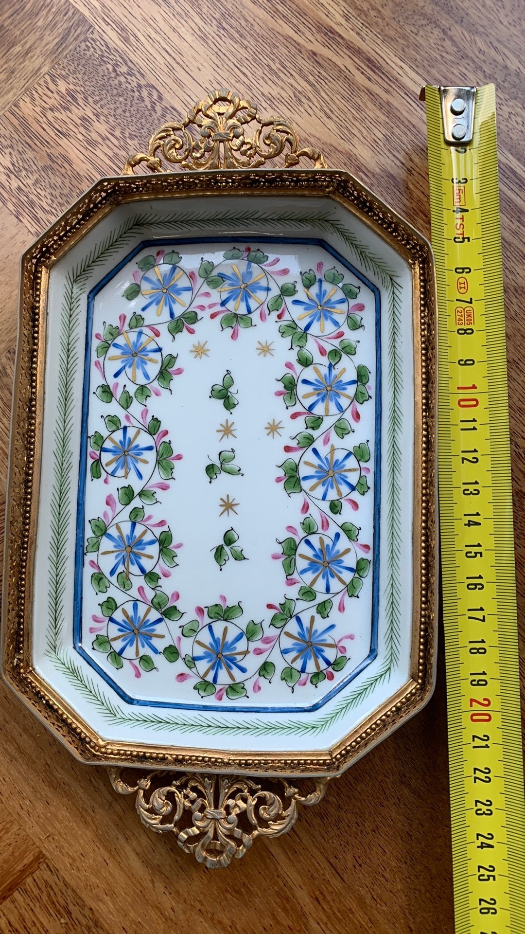 Limoges Porselein schaaltje goudkleurige rand, Antiek en Kunst, Ophalen