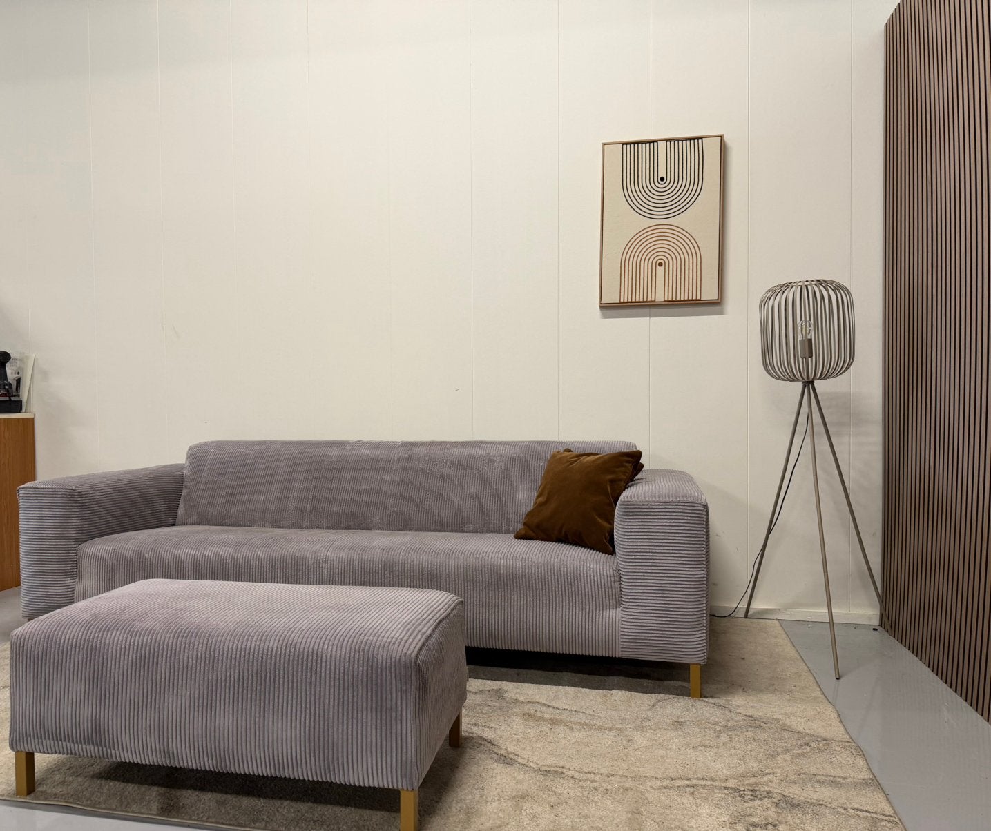 By Sidde Remus - 2,5 zits Bank - Hocker - Nette Staat, Ophalen of Verzenden, 75 tot 100 cm, 200 tot 250 cm