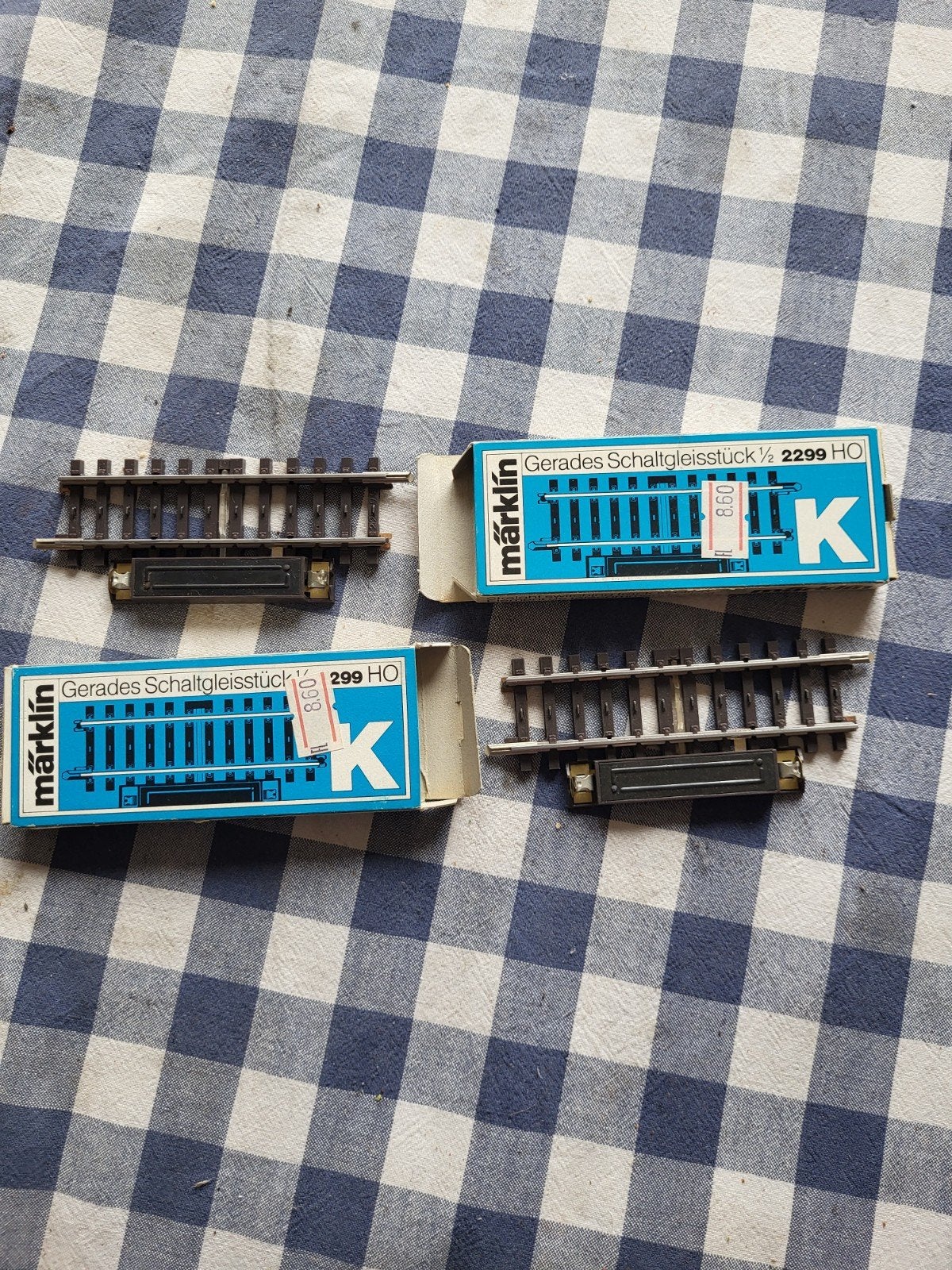 märklin K-rails schakelrails 2299, Wisselstroom, Gebruikt, Rails, Ophalen of Verzenden