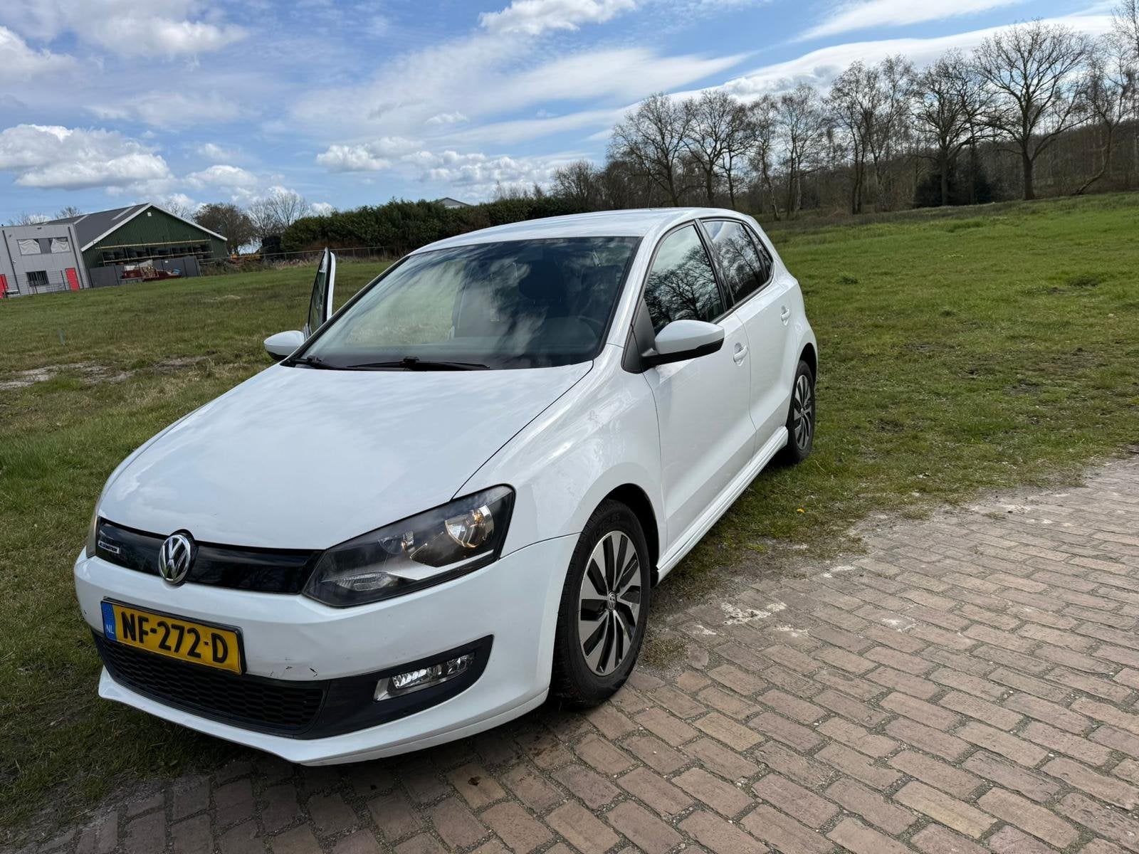 Volkswagen Polo 1.0 TSI 95PK 5D Bluemotion 2017 Wit, Auto's, Voorwielaandrijving, 40 €/maand, 1011 kg, 95 pk
