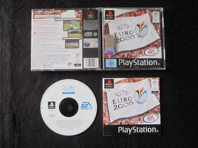 Euro 2000  PS1 Playstation 1 (UEFA), Gebruikt, 1 speler, Ophalen of Verzenden, Vanaf 3 jaar