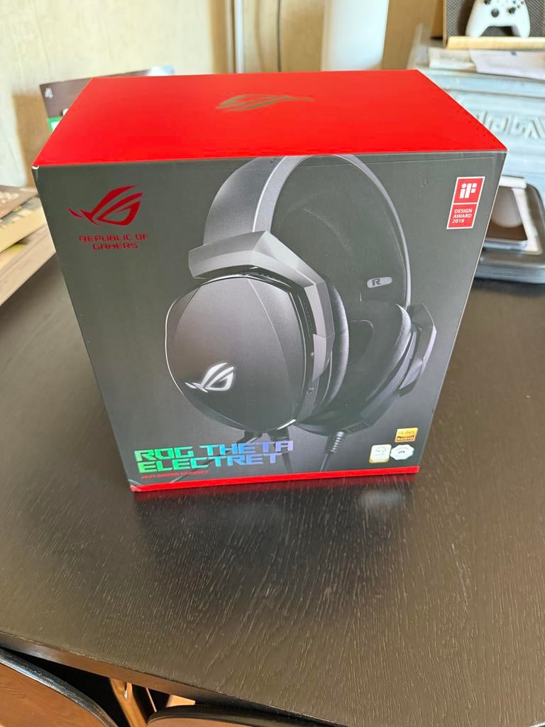 ASUS ROG Theta Electret Hi-Fi Gaming Headset, Ophalen of Verzenden, Nieuw