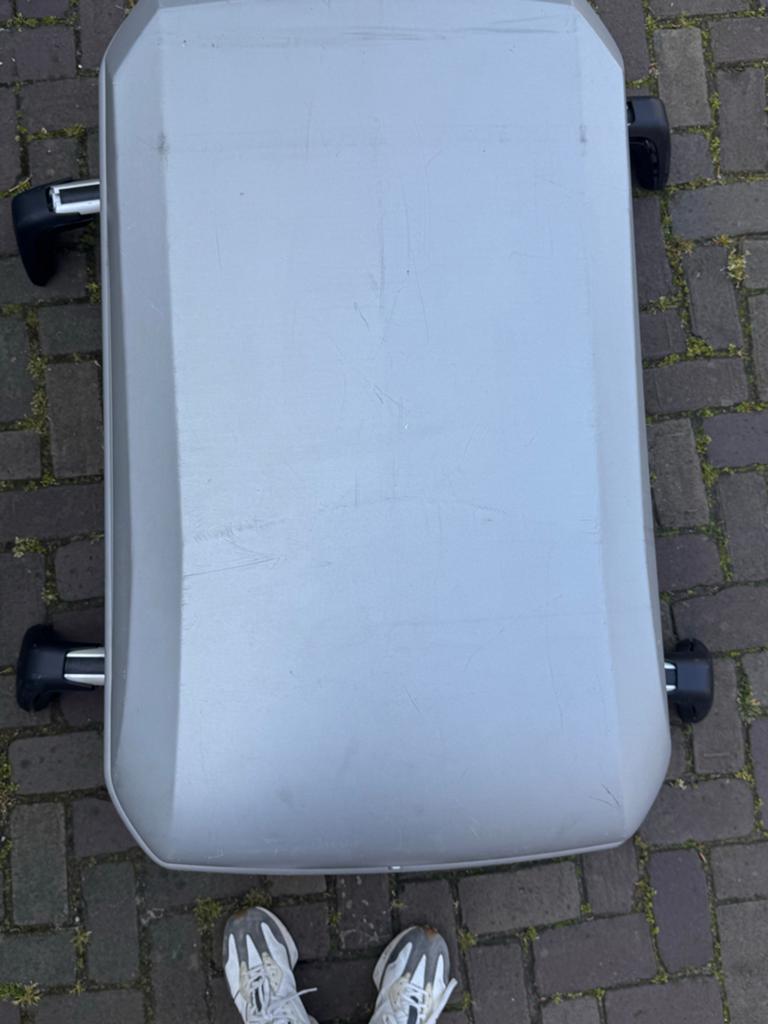 BMW 330 dakdragers en Hapro dakkoffer, Auto diversen, Dakkoffers, Ophalen, Gebruikt