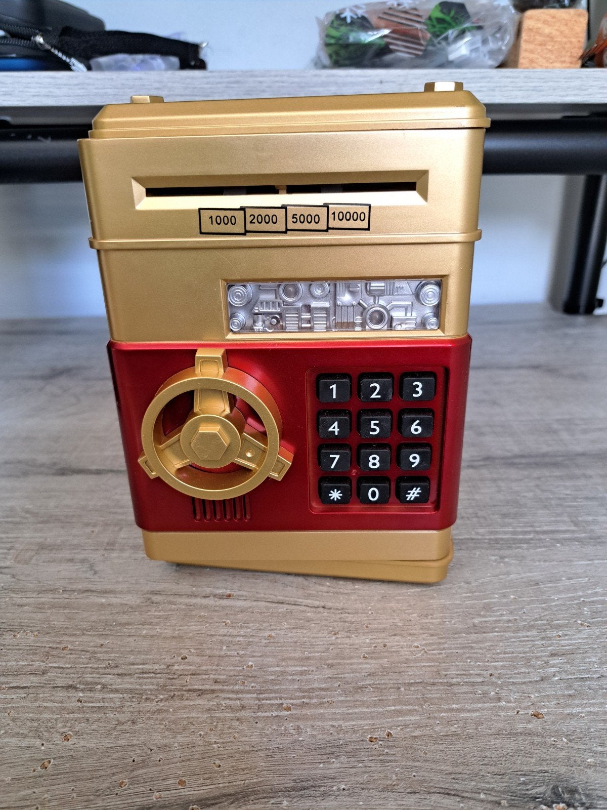 Digitale spaarpot/kluis met code en geldsleuf, Verzamelen, Spaarpotten, Ophalen of Verzenden