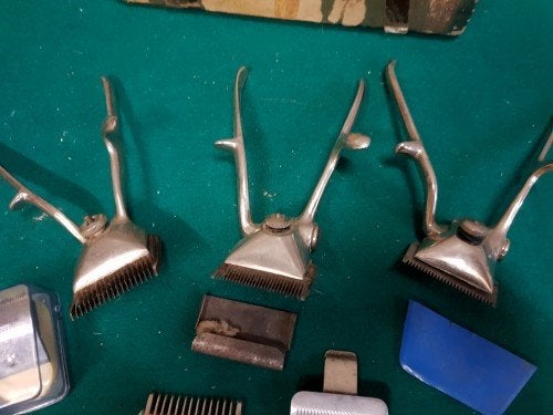 Scheer  gereedschap, antiek, van metaal, Ophalen of Verzenden