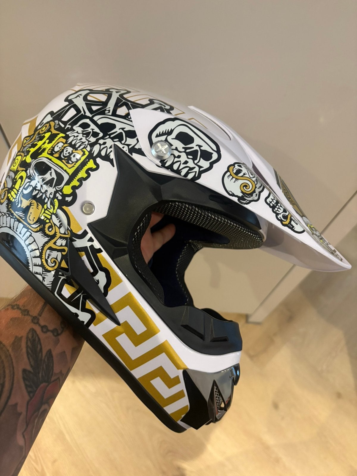 Kinderhelm cross nieuw, Motoren, Kinderen, Offroadhelm, XL, Ophalen of Verzenden