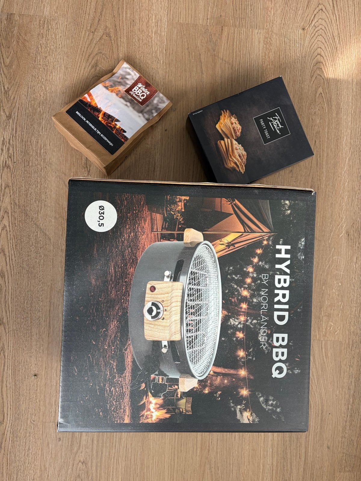 Hybrid BBQ by Norlander - Elektrisch en Houtskool, Tuin en Terras, Ophalen, Nieuw