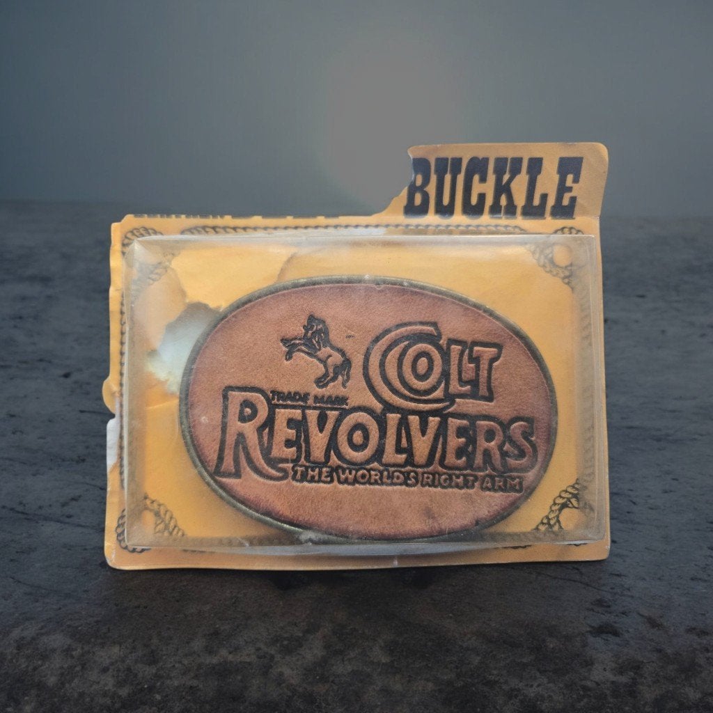 Vintage Colt Revolvers Belt Buckle (New), Losse buckle of gesp, Zwart, Nieuw, Ophalen of Verzenden