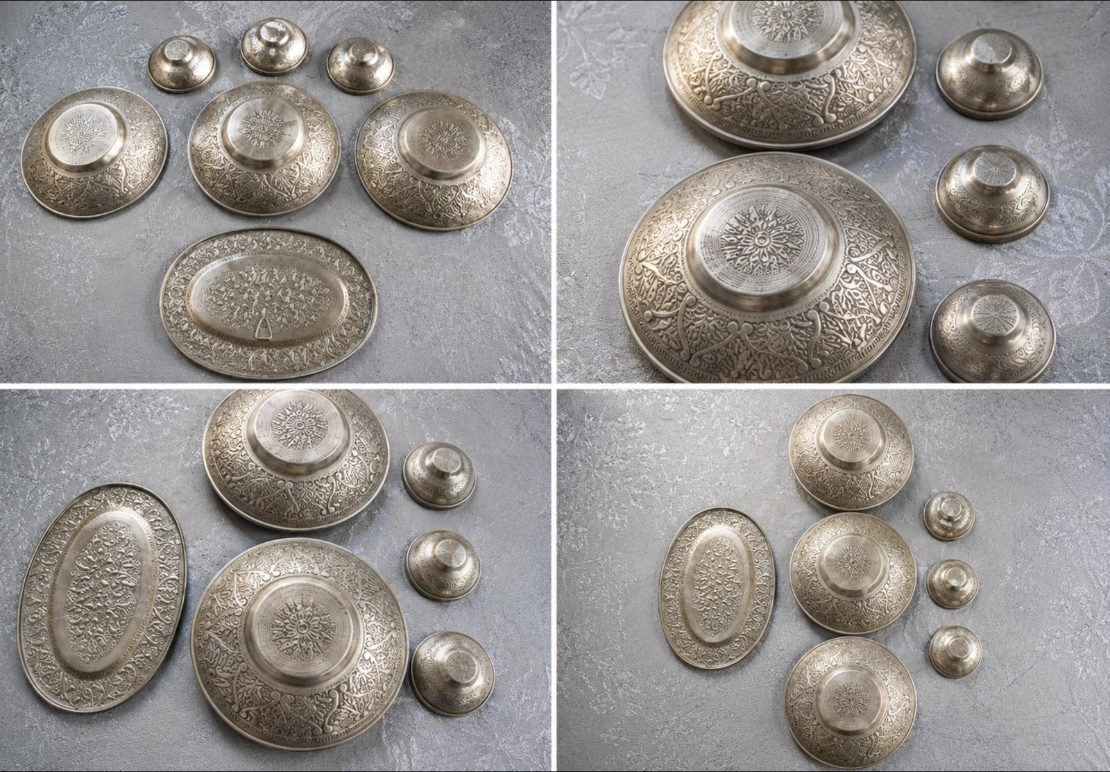 Schalen metaal eichholtz, Ophalen of Verzenden, Nieuw, Rond, Overige materialen