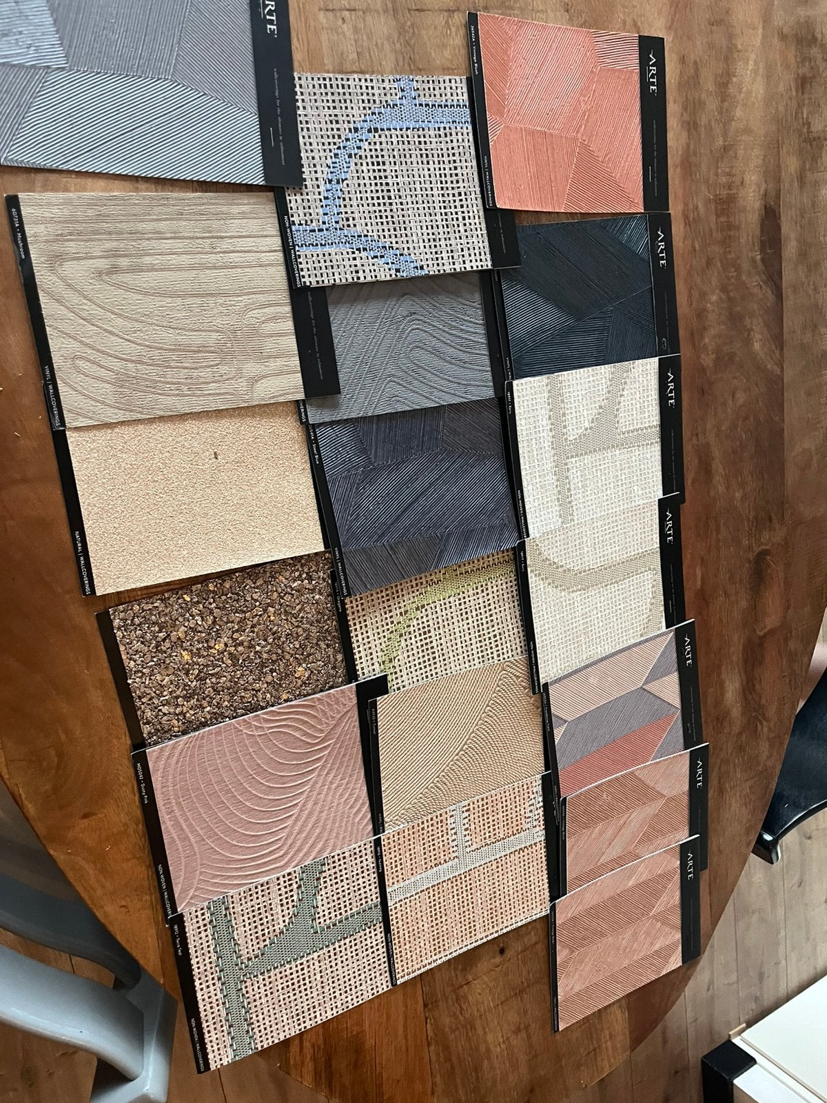 Arte staaltjes 19 stuks, Huis en Inrichting, Stoffering | Behang, Ophalen of Verzenden, Minder dan 10 m²