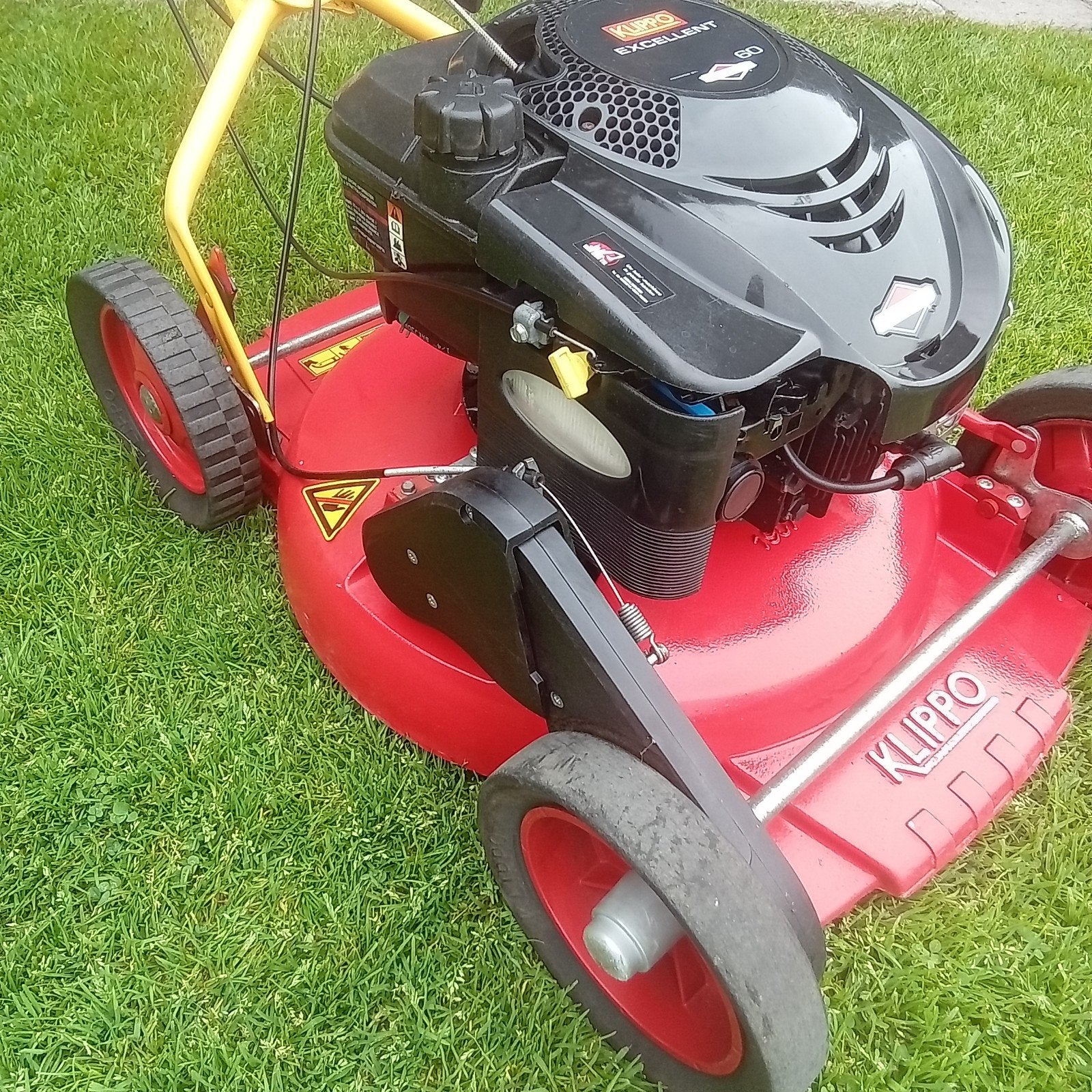KLIPPO MULCH GRASMAAIER ZELFRIJDEND BENZINE MAAIER, Tuin en Terras, Grasmaaiers, Ophalen, Cirkelmaaier, Klippo, Gebruikt