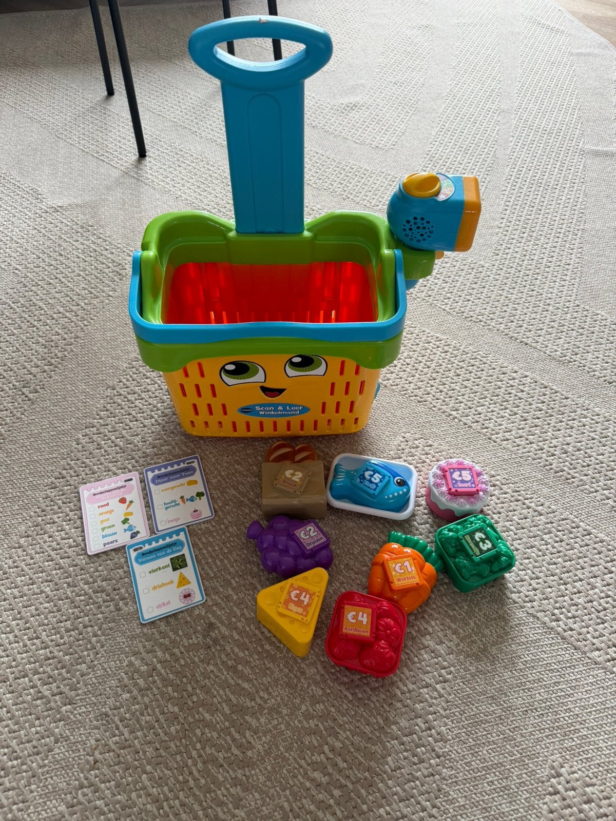 Vtech boodschappenmandje, boodschappen en lijstjez, Ophalen, Gebruikt