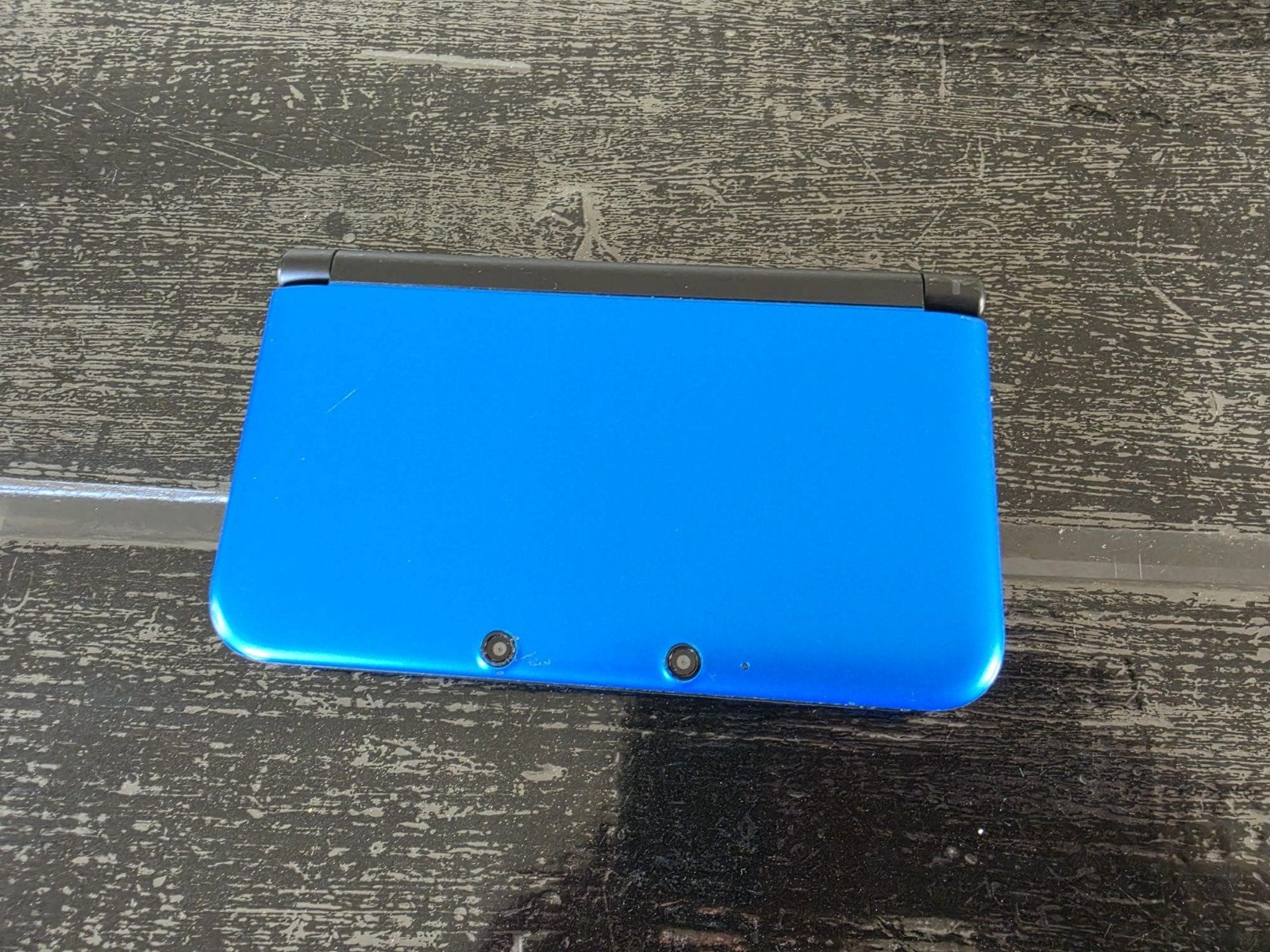 Nintendo 3ds xl defect, Spelcomputers en Games, Spelcomputers | Nintendo 2DS en 3DS, Ophalen of Verzenden, Niet werkend, Blauw