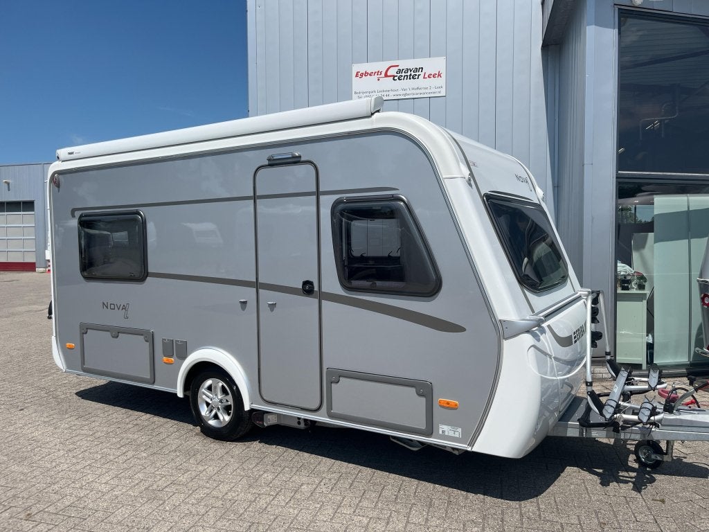 Eriba Nova Light 465 Mover/Thule luifel, Caravans en Kamperen, Caravans, Standaardzit, Bedrijf, Tot en met 3, Overige typen