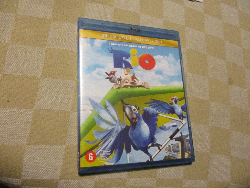 blu ray animatie tekenfilm RIO nieuw, Cd's en Dvd's, Blu-ray, Ophalen of Verzenden, Nieuw in verpakking, Tekenfilms en Animatie