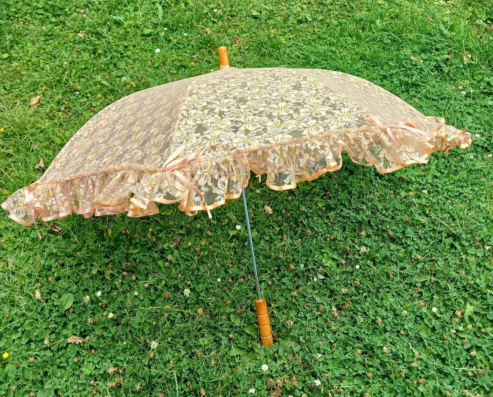 Brocante Parasol Bruidsparasol, Ophalen of Verzenden