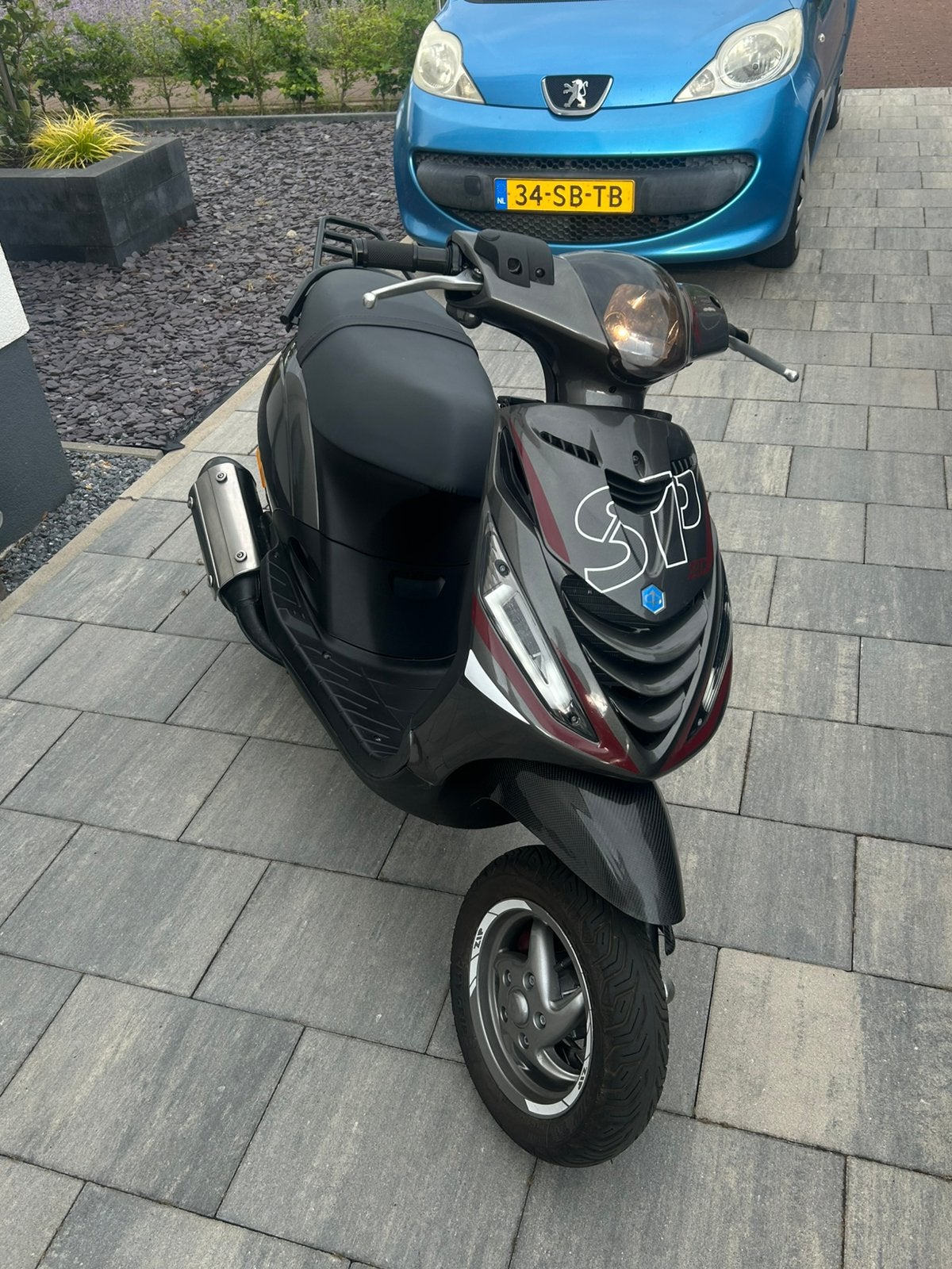 Zip h2o 172cc stage 1 2002 met blok pap, Fietsen en Brommers, Scooters | Piaggio, Ophalen of Verzenden, Zo goed als nieuw, Tweetakt