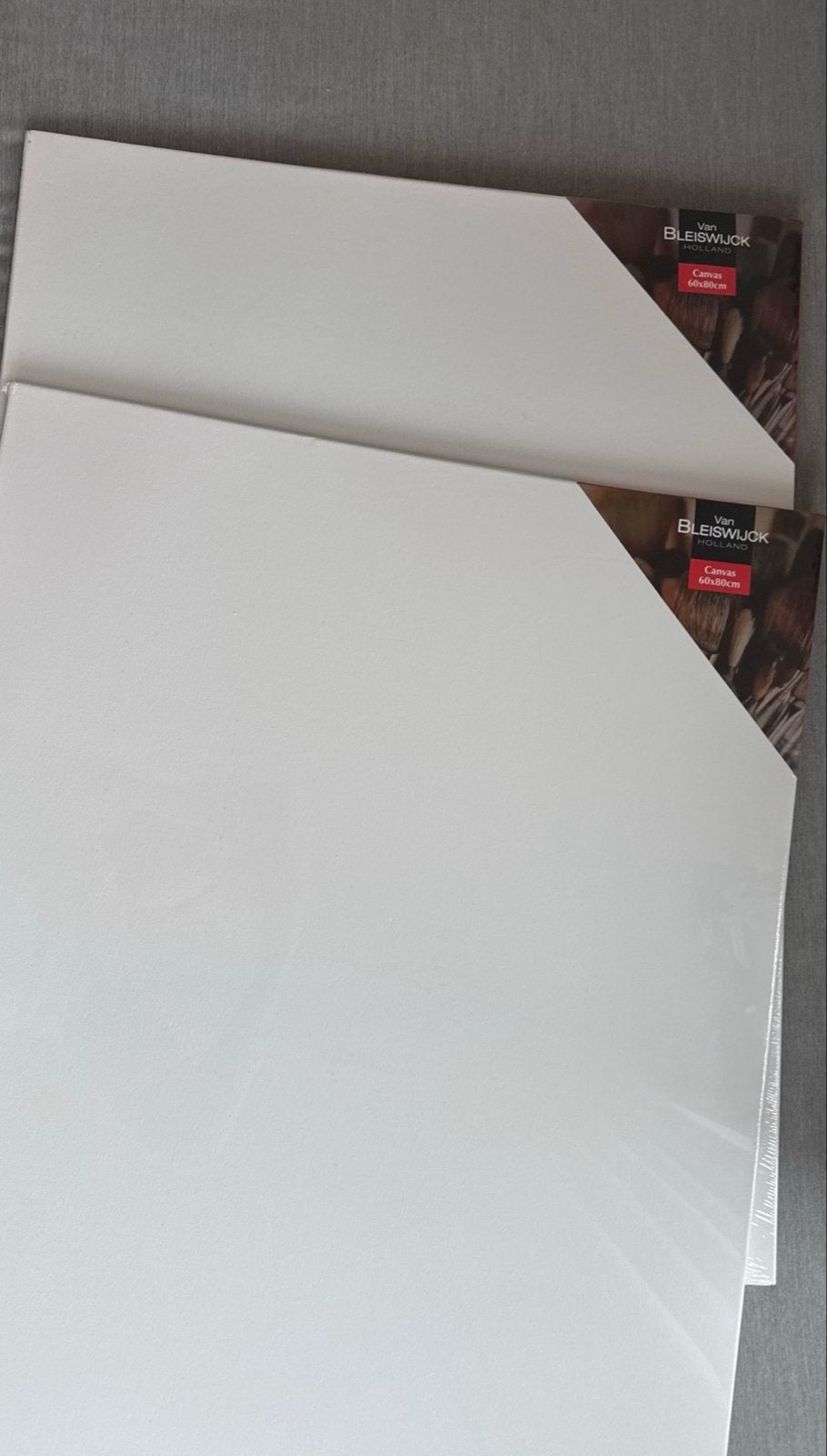 Set van 2 Schildersdoeken Van Bleiswijck – 60x80 cm – NIEUW, Ophalen of Verzenden, Nieuw, Doek