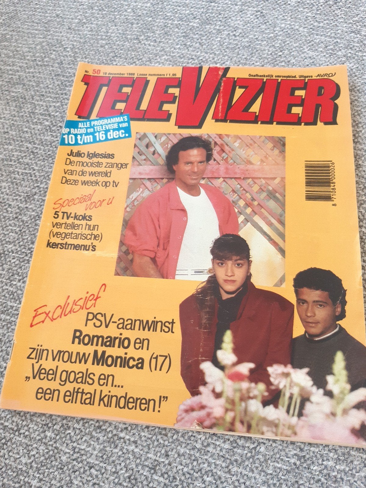 50.Televizier 1988. Julio Iglesias. Romario. Danny de Munk., Verzenden, 1980 tot heden, Tijdschrift