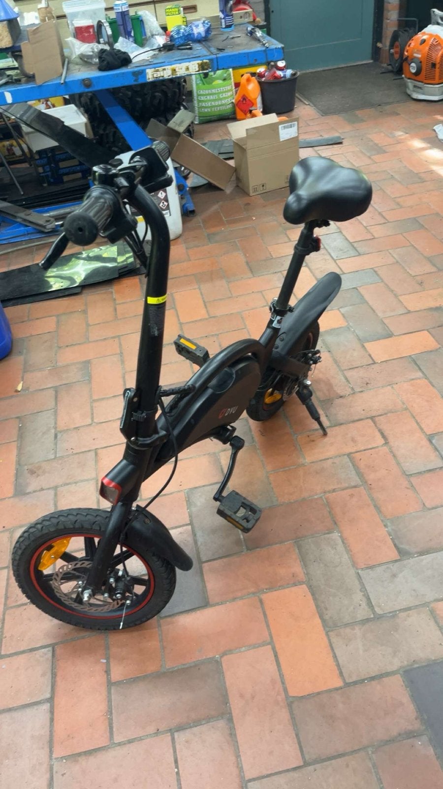 elektrische fiets - DYU + een kapotte  elektrische step, Fietsen en Brommers, Elektrische fietsen, Gebruikt, Overige merken, Minder dan 47 cm