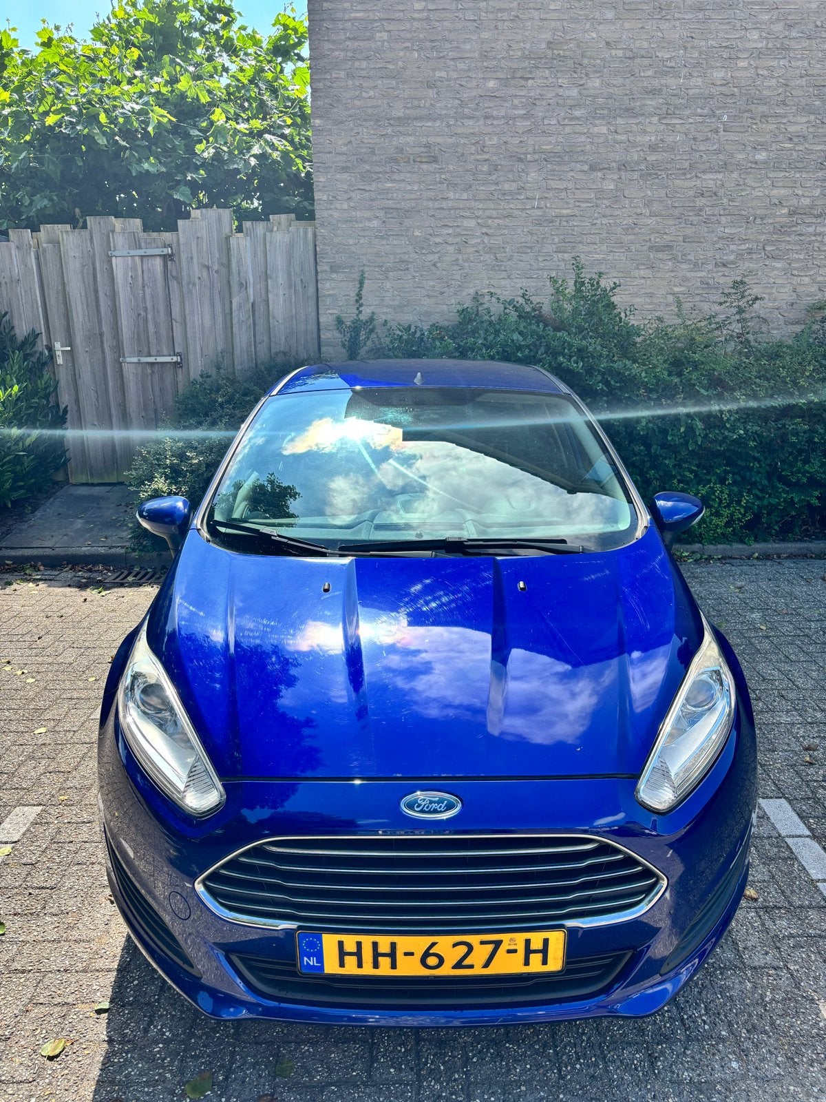 Ford Fiësta 1.0 48KW/65PK 5D 2015 Blauw 115.000km, 40 €/maand, 525 kg, Blauw, 23 km/l