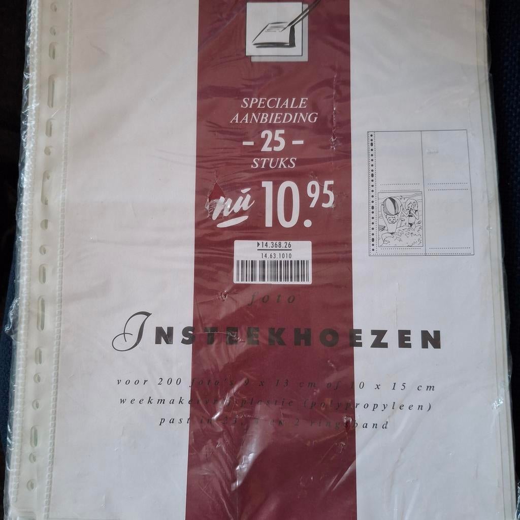 Insteekhoezen voor foto's, 25 stuks, Ophalen of Verzenden