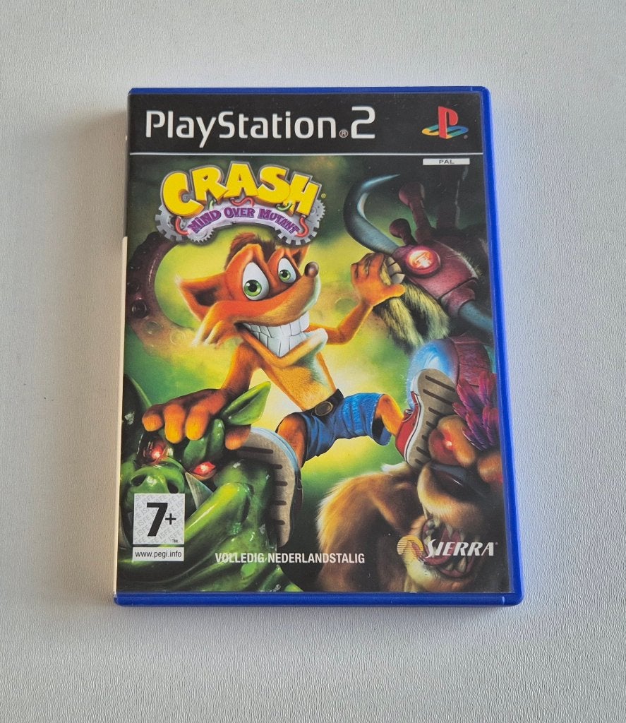 Crash Bandicoot Mind Over Mutant Playstation 2 PS2 Compleet, Spelcomputers en Games, Avontuur en Actie, Gebruikt, 1 speler, Ophalen of Verzenden