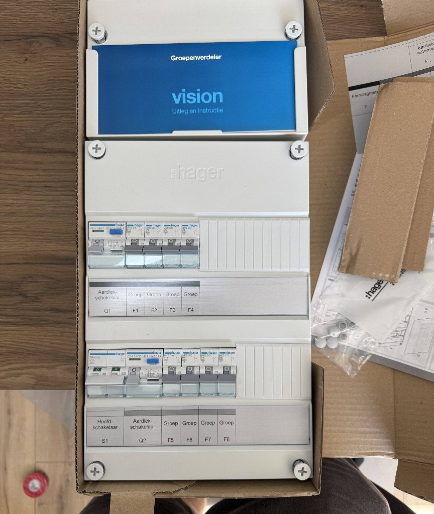 Hager Vision VKG44E, Ophalen of Verzenden, Nieuw, Hager, Groepenkast