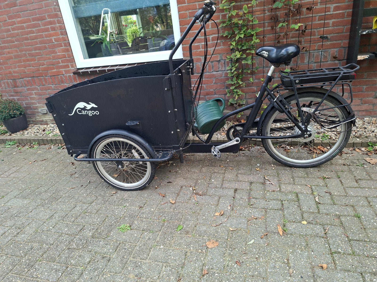 Cangoo Bakfiets Elektrisch  Ideaal voor Kinderen en Goederen, Gebruikt, Elektrisch, 2 kinderen, Schijfrem