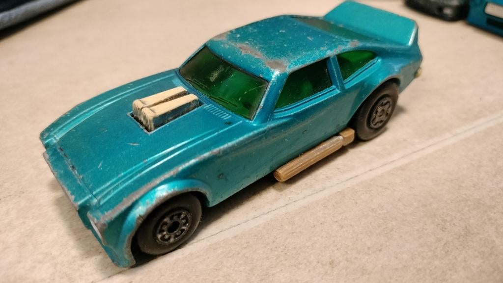 FORD MUSTANG 2 DRAGSTER matchbox 1976, Ophalen of Verzenden, Gebruikt, Auto, Matchbox