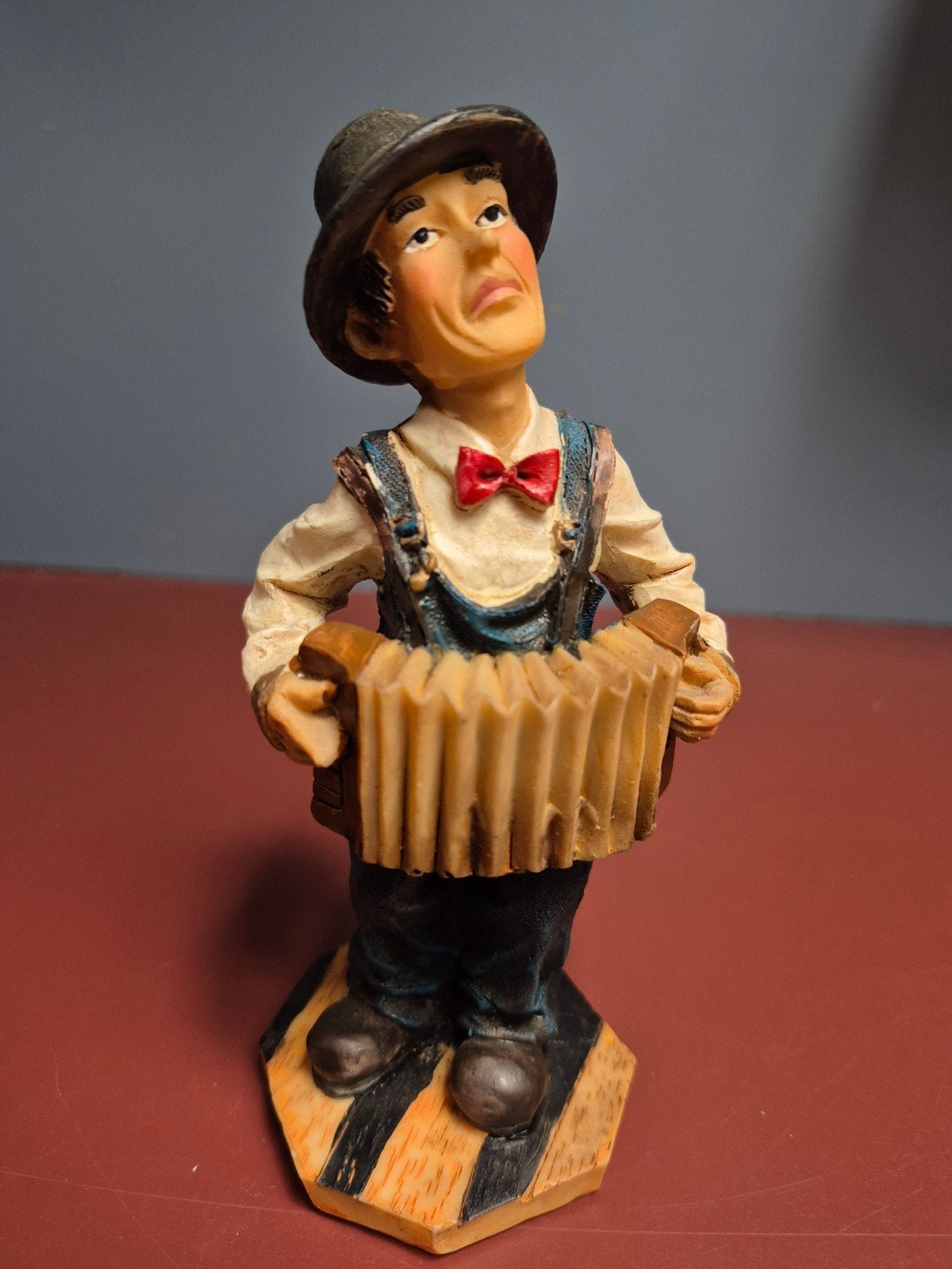 Beeldje Accordeonist - Muzikant met accordeon, Ophalen of Verzenden, Zo goed als nieuw, Mens