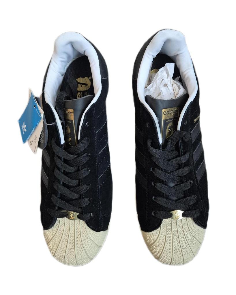 Adidas Superstar x Bape “Super Ape Star” – Size UK 9.5, Kleding | Heren, Schoenen, Zwart, Nieuw, Ophalen of Verzenden, Sneakers of Gympen