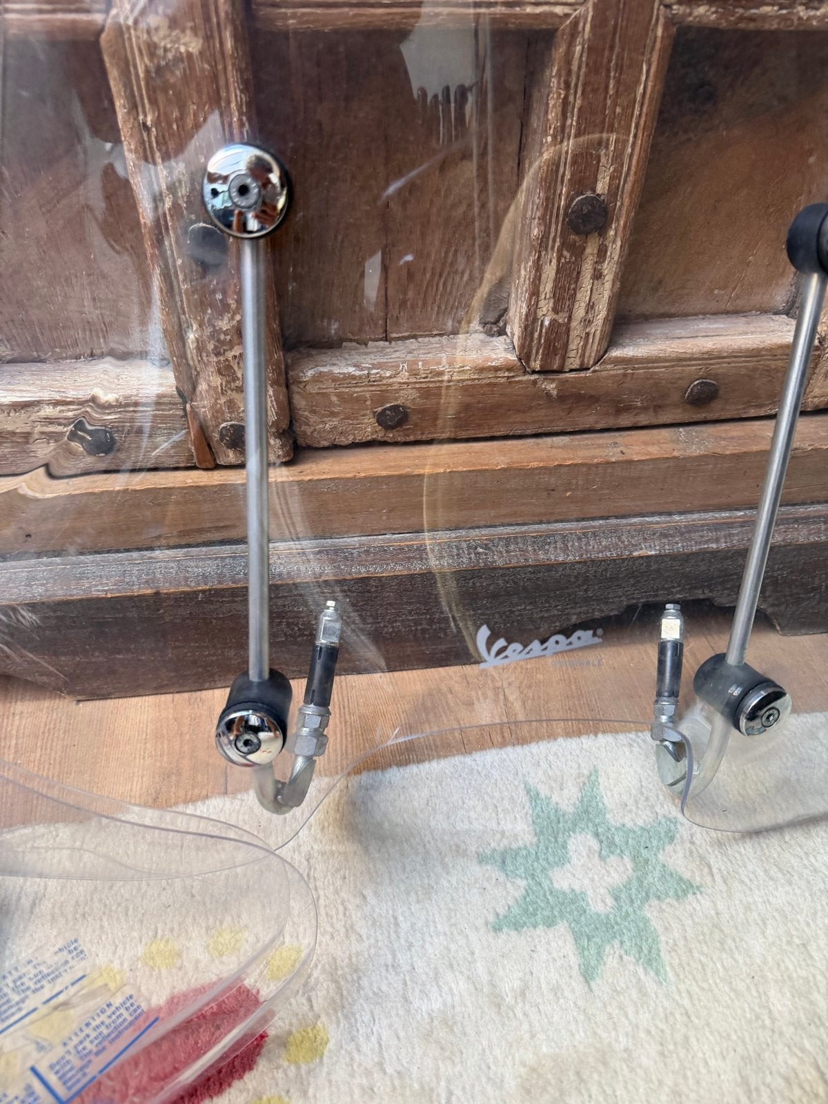 3 vespa wind schermen, Fietsen en Brommers, Ophalen, Gebruikt, Vespa